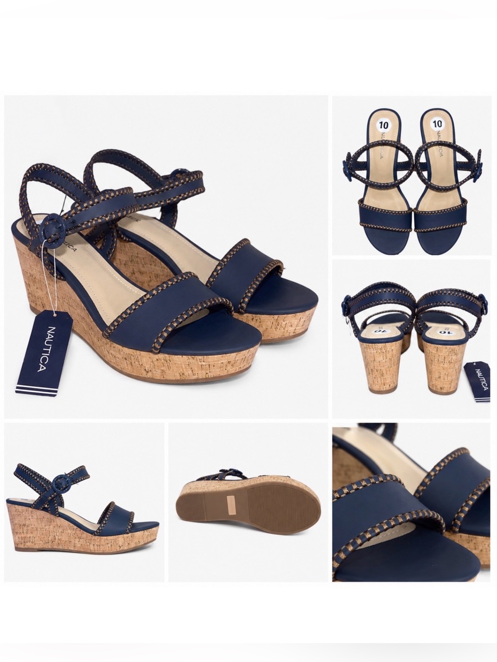 *new* Nautica Wedge Sandals